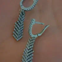 گوشواره نقره مجلسی و دخترونه باقیمت مناسب
