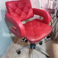 فروش صندلی ناخنکار چرخ دار4عدد جک دار