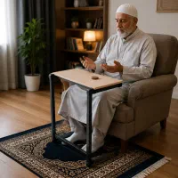 میز نماز برای سالمندان