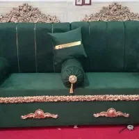 مبل  خلیجی و مغربی شیار طلایی