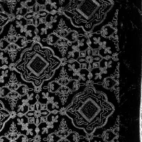 پارچه مخمل سوزن دوزی شده کاملا مشکی