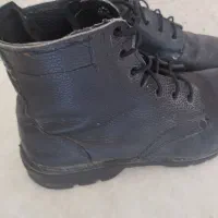 نیم بوت چرم بشرط چرم