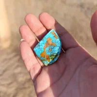 آویز فیروزه نیشابوری طبیعی