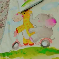 ست گارد تخت و پتو نوزاد به همرا ساک نوزاد