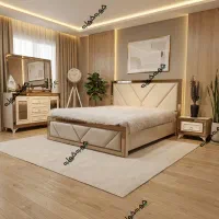 سرویس خواب آرمیتاژ تخت دو نفره تشک تخت خواب|تخت و سرویس خواب|مشهد, گرجی علیا|دیوار