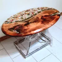 میز جلومبلی اوشن گلس(چوب و رزین فوق شفاف)|مبلمان خانگی و میز عسلی|تهران, جیحون|دیوار