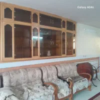 مبل ۹ نفره چوب گردوو میز آشپزخانه و تخت ۱ نفر|مبلمان خانگی و میز عسلی|ابریشم, |دیوار