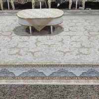 قالی ابریشم رنگ طلایی|فرش|رامهرمز, |دیوار