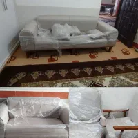 مبل هفت نفره مینیمال پارچه لینا خارجی کف فوم سرد