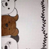 نقاشی برای حاشیه  دفتر