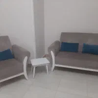 مبل ۷ نفره همراه میز جلو مبلی و سه عدد میز عسلی|مبلمان خانگی و میز عسلی|رشت, رشتیان|دیوار