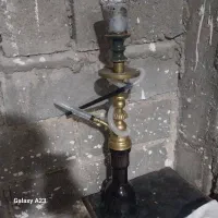 قلیون برنز اصل ، دو سیب آلبالو  از اول در طع