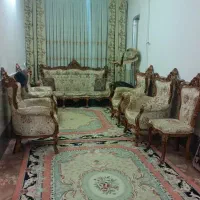 مبل استیل ۹ نفره|مبلمان خانگی و میز عسلی|قم, شاه ابراهیم|دیوار