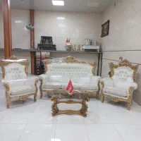 مبل سلطنتی ۷نفره وغذاخوری ۶نفره گردوملایردرحدنونو