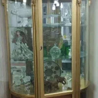 ویترین چوبی سلطنتی کنسول دار