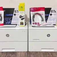 پرینتر تک کاره وایرلس دارHp506dnwبه همراه پک کابل