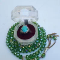 انگشتر فیروزه نفره ۸ گرم  یک میلیون و ششصد