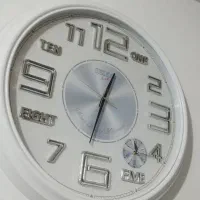 ساعت دو موتوره دیواری ۵۰ در ۵۰ نو نو
