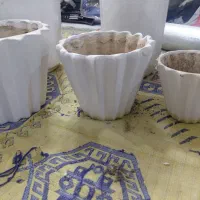 گلدان|گل و گیاه طبیعی|قدس, شهر‌قدس|دیوار
