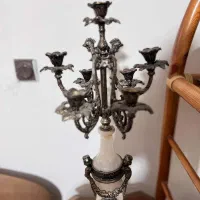 شمعدان برنج و مرر|لوستر و چراغ آویز|رشت, شالکو|دیوار