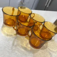 فنجان رنگ عسلی لومینارک فرانسوی