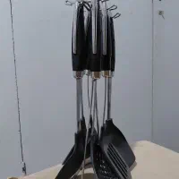 ست کفگیر ملاقه. نظم دهنده میوه سبزی و سبزی خوری