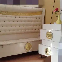 سرویس خواب رنگ کرمی|تخت و سرویس خواب|چابهار, |دیوار