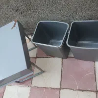 سینک ظرفشویی و سطل زباله کابینتی|مصالح و تجهیزات ساختمان|مشهد, ولیعصر (شهرک غرب)|دیوار