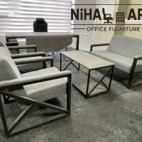 میز کنفرانسی کارگروهی شیشه ای صندلی مبل اداری توری|دفتر کار|چهاردانگه (تهران), |دیوار