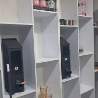 قفسه فروش محصول ام دی اف سفید