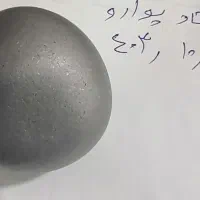 توپ فلزی نقش دار قدیمی سنگین وزن اتیقه