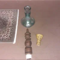 قلیان با تمام وسایل نو استفاده نشده فوری