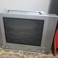 تلویزیون مدل سامسونگ دو تصویره تمیز سالم