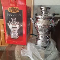 فروش سماور گازی افسون قلم زنی سرویس کامل