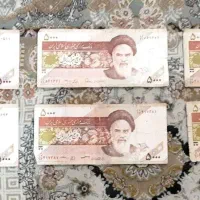 ۶ عدد اسکناس ۵۰۰ تک تومانی