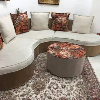 مبل راحتی چرم|مبلمان خانگی و میز عسلی|صومعه‌سرا, |دیوار