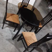 میز صندلی نهار خوری چوبی