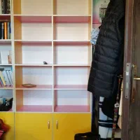 کتابخانه در حد نو|کتابخانه، شلف، قفسه‌های دیواری|دماوند, دماوند|دیوار