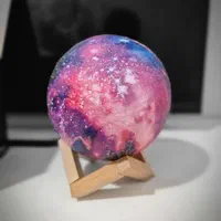 چراغ خواب کره کهکشانی کنترل دار شارژی