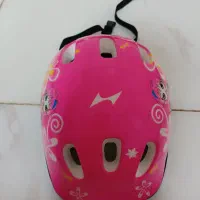 کلاه کاسکت دخترانه صورتی