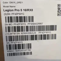 لپ‌تاپ لنوو لژیون Lenovo Legion Pro5 درحدآکبند