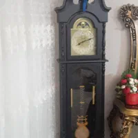 ساعت ایستاده تمام چوب