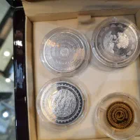 سکه های کلکسیونی طلا۹/ ۹۹۹ونقره ۹۹۹ نفیس