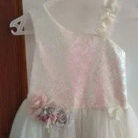 لباس مجلسی بچگانه کاملا نو فقط یکبار استفاده شده|لباس|فومن, |دیوار