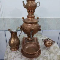 سماور ذغالی مسی