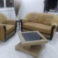 میل نه نفره با جلو مبلی ودو تا عسلی|مبلمان خانگی و میز عسلی|ارومیه, |دیوار