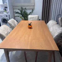 میز نهار خوری شش نفره چوب