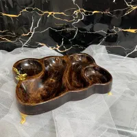 سرویس پذیرایی طرح چوب سنگی|ظروف سرو و پذیرایی|تبریز, |دیوار