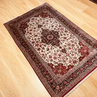 فرش تمام ابریشم لچک ترنج قم|فرش|تهران, سلسبیل جنوبی|دیوار