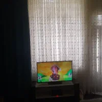 پرده درحد نو سالم بدون پارگی باپرده مخمل